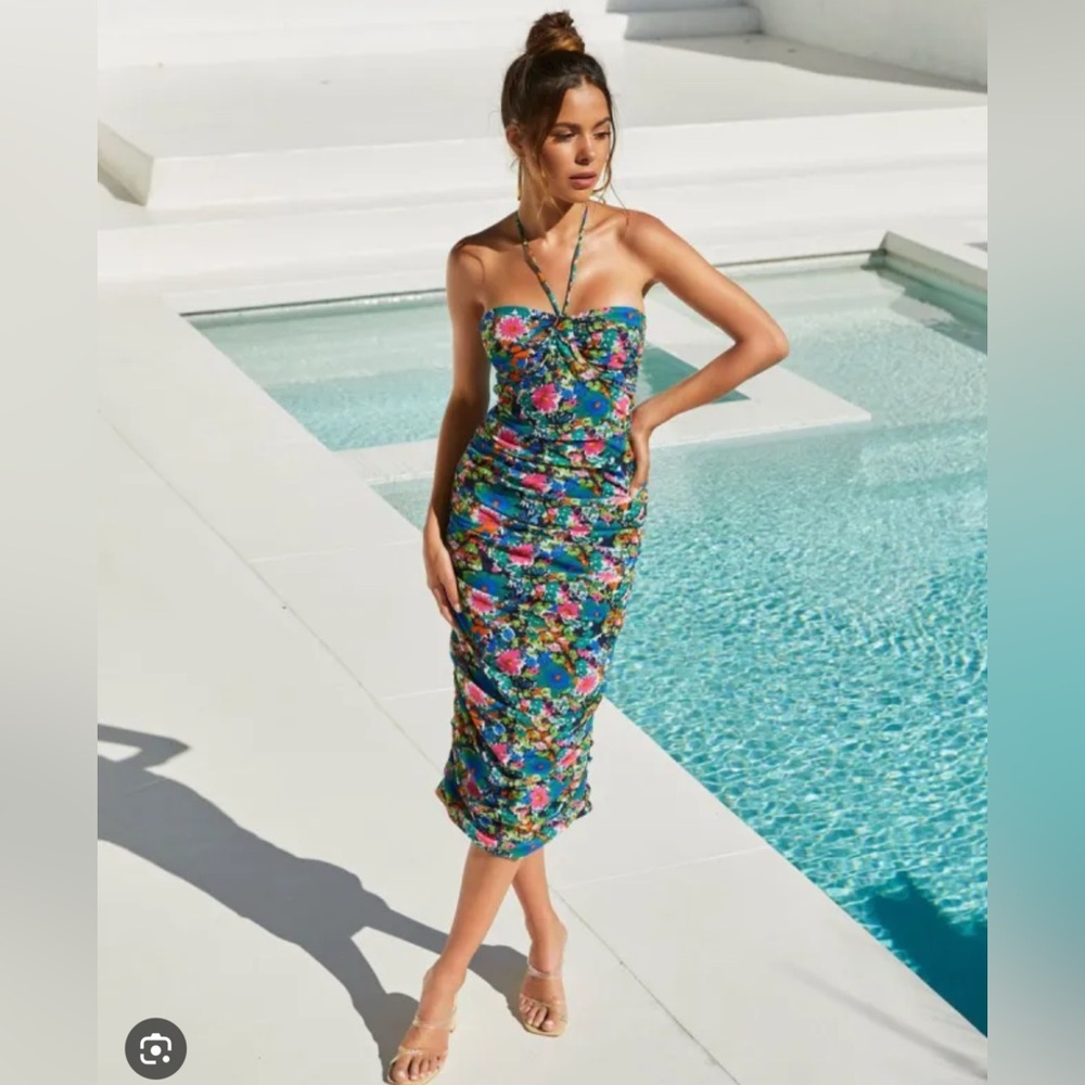 Vici Floral Midi Dress